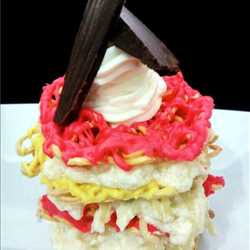 Raspberry Indomie's Cheesecake